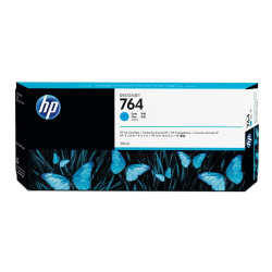 cartuccia hp desigjent 764, 300 ml ciano