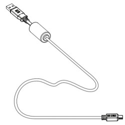 zebra p1027715 mini-usb a usb a maschio maschio cavo usb