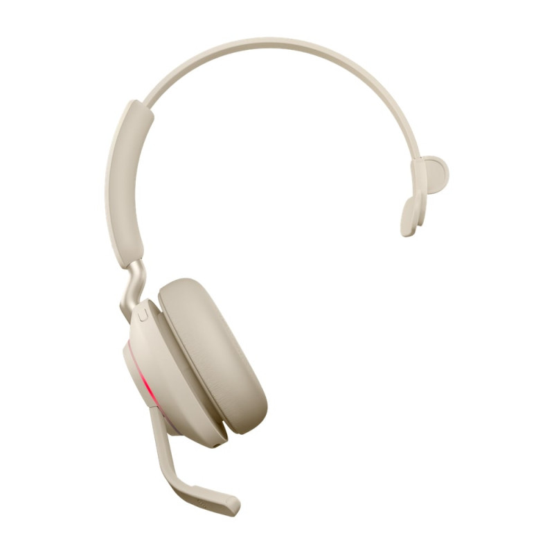 cuffia jabra evolve2 65 mono uc + link 380a beige