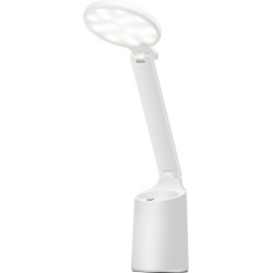 lampada da scrivania led activejet con batteria ricaricabile bianco