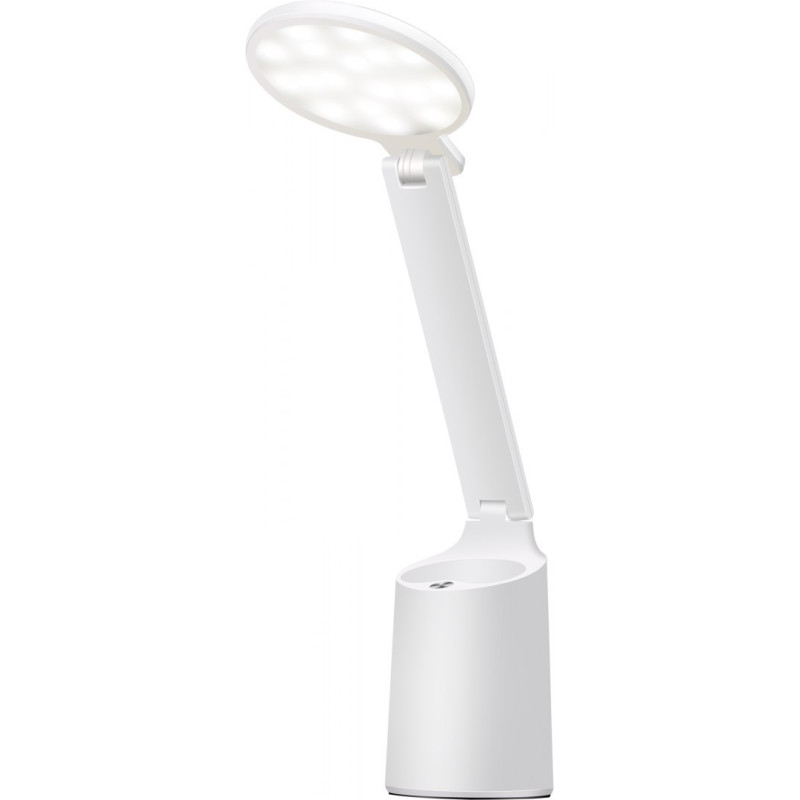 lampada da scrivania led activejet con batteria ricaricabile bianco