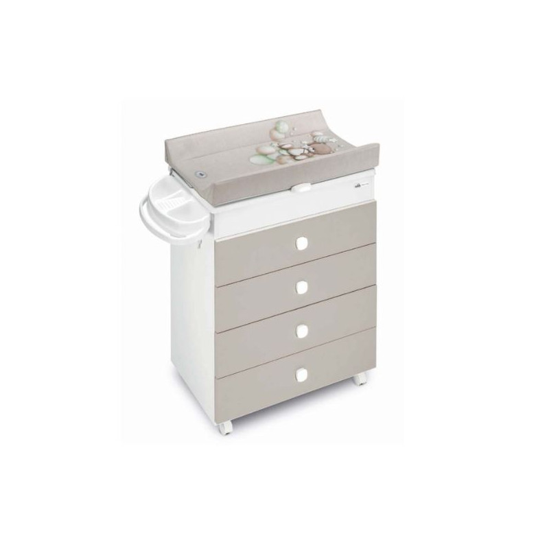 fasciatoio cam asia 4 cassetti max 11kg bianca/tortora