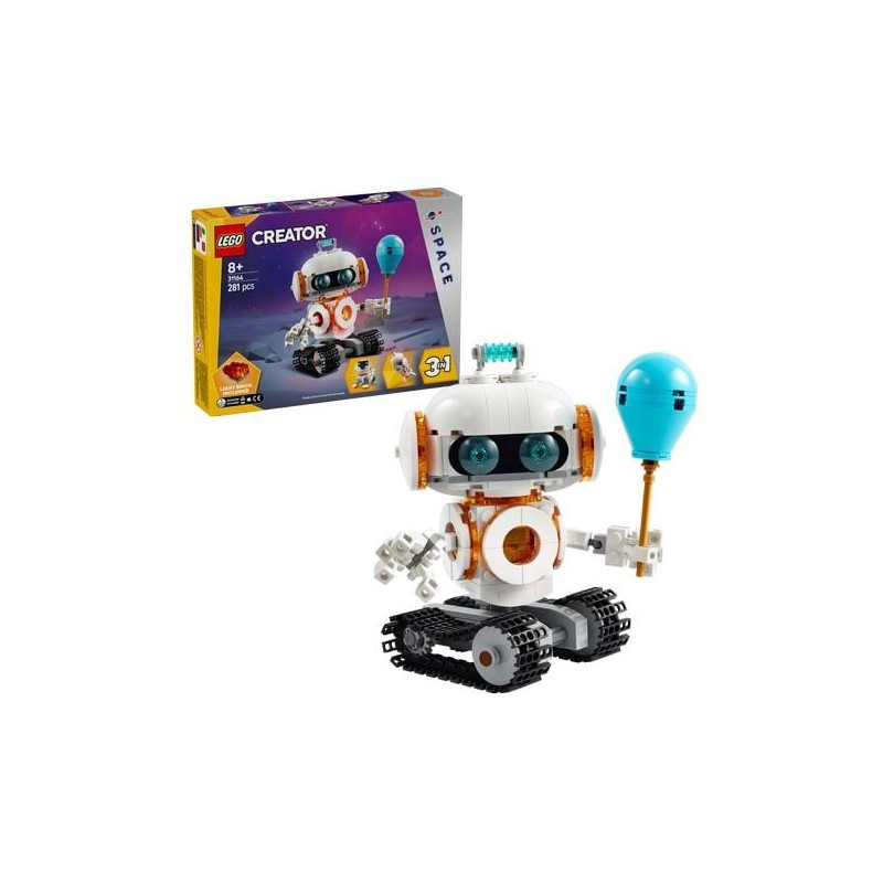 set giocattolo da costruzione lego 31164 robot spaziale 3 in 1 multicolore