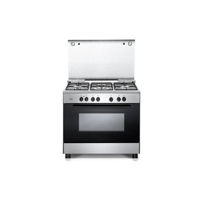 cucina a gas de'longhi fmx96sg libera installazione 90cm 5 fuochi