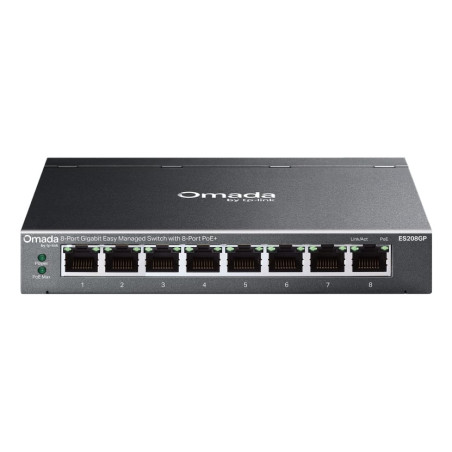 switch tp-link omada es208gp gestito l2 8 porte gigabit ethernet