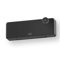 termoventilatore black+decker bxwsh2001e da parete 2500w nero [es9350150b]