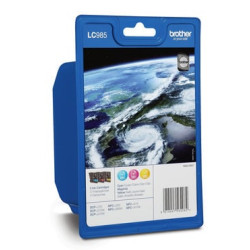 Cartuccia brother lc-985rbwbpdr multipack ciano/magenta/giallo