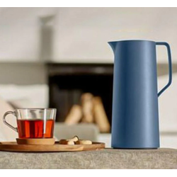 caraffa sottovuoto emsa motiva quick press 1l blu