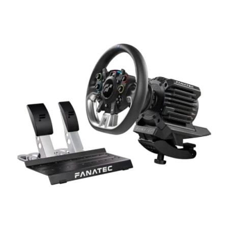 set volante/base per volante/pedaliper simulatori di corsa fanatec