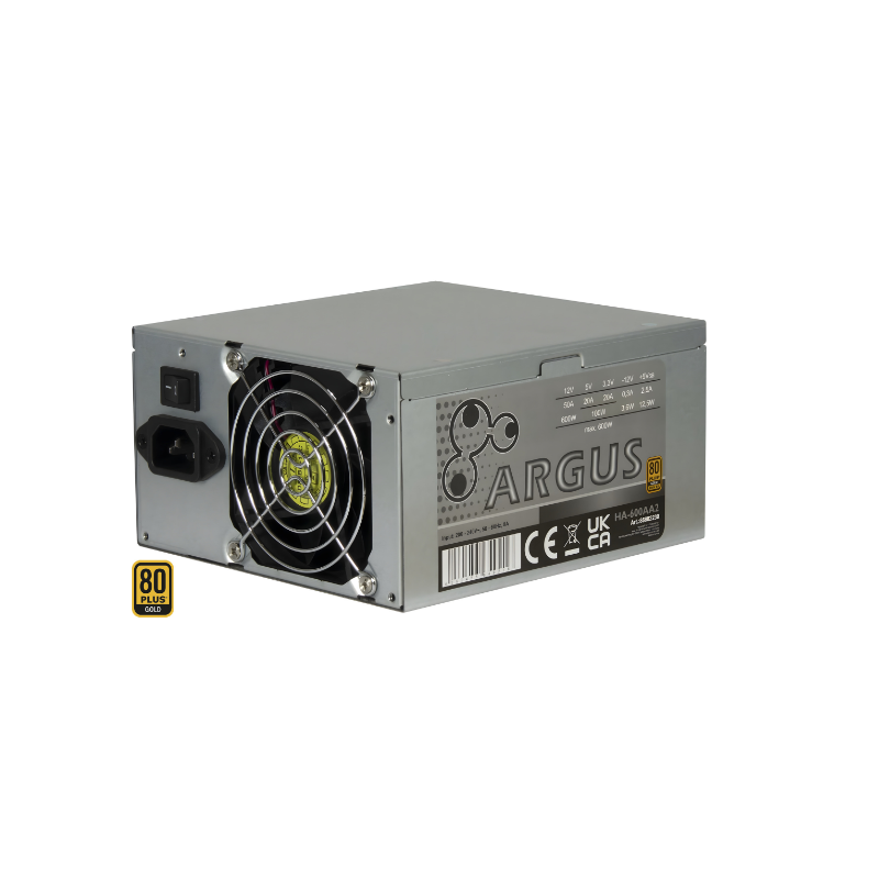 alimentatore 600w intertech 2u 80mm argento [88882239]