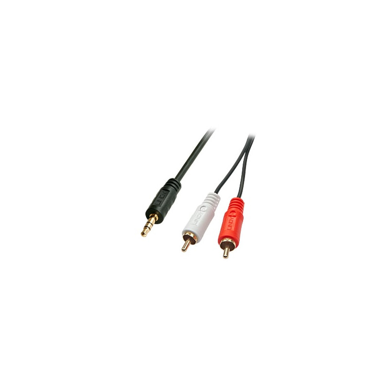 cavo audio lindy premium jack 3,5 a 2xrca m/m 10m [35685]