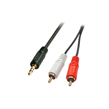 cavo audio lindy premium jack 3,5 a 2xrca m/m 10m [35685]