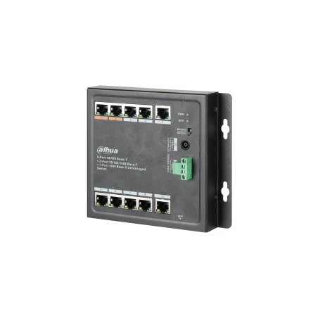 switch dahua 8 porte poe +1p sfp +1p gbit unmanaged