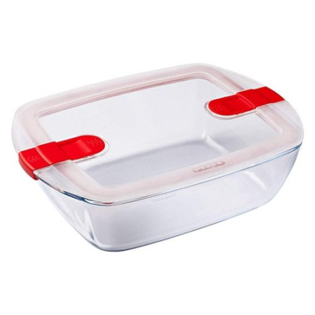 contenitore alimenti pyrex rettangolare in vetro borosilicato trasparente