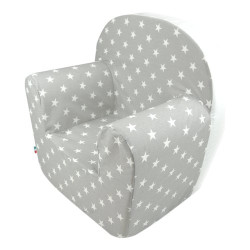 poltrona baby idea stelle grigio
