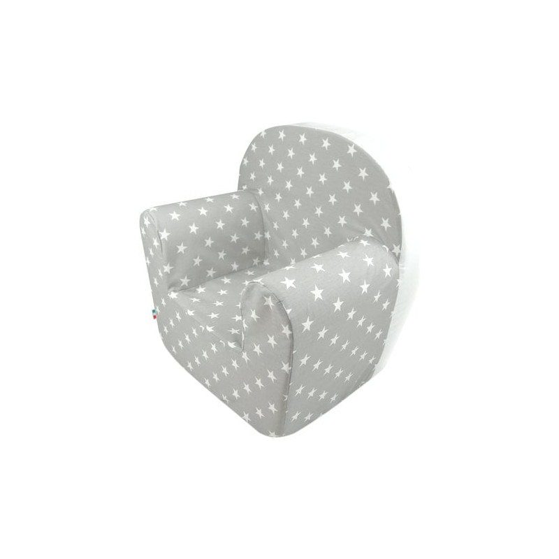 poltrona baby idea stelle grigio
