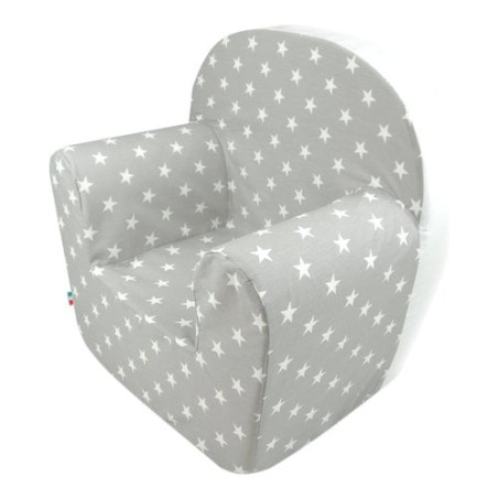 poltrona baby idea stelle grigio