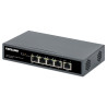switch intellinet 4-porte gigabit+1ge con alimentazione poe 95w