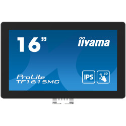 monitor led 16'' iiyama tf1615mc full hd 1920x1080 25ms classe