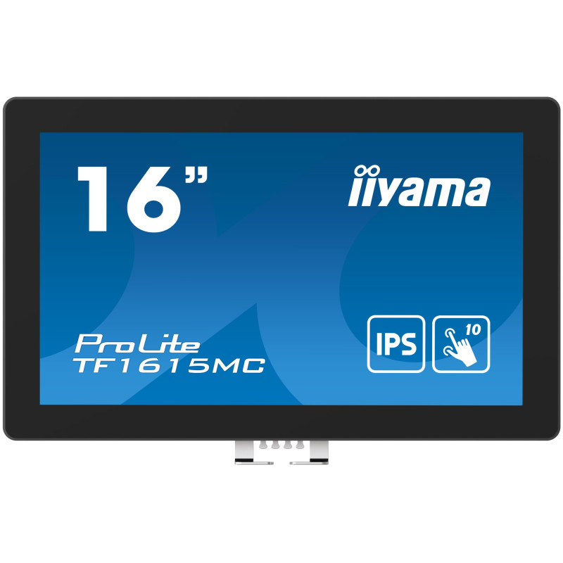 monitor led 16'' iiyama tf1615mc full hd 1920x1080 25ms classe
