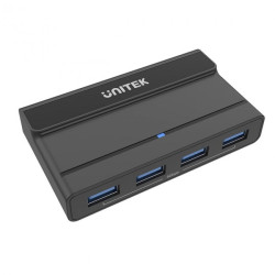 switch kvm unitek 4x usb-a 5gbps nero [h1310a]
