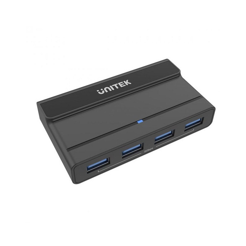 switch kvm unitek 4x usb-a 5gbps nero [h1310a]