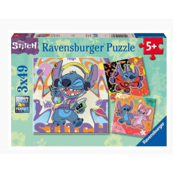 puzzle ravensburger disney stitch 3x4917.8x17.8cm multicolore 147pz