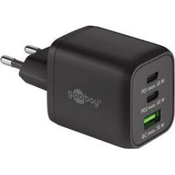 adattatore usb-c goobay nero [70180]