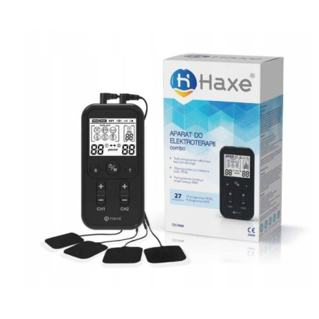 dispositivo per elettroterapia haxe m100a tens/ems nero