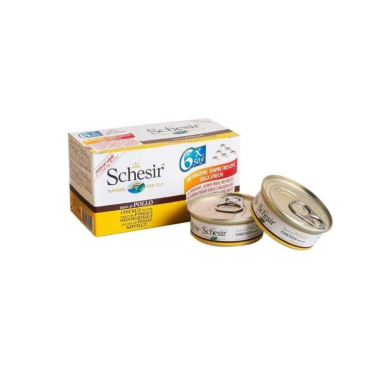 cibo umido per gatti agras pet foods schesir filetti di pollo in