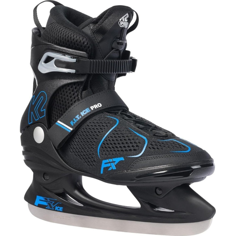 pattini da ghiaccio 43 k2 fit ice pro per uomo nero/blu [196222139847]