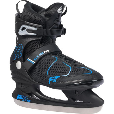 pattini da ghiaccio 43 k2 fit ice pro per uomo nero/blu [196222139847]