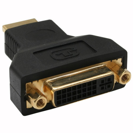 inline adattatore hdmi 19pin type-a maschio a dvi-d 24+1
