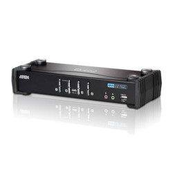 switch kvm aten 4p. usb dvi audio [cs1764a-at-g]