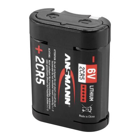batteria per fotocamera 2cr5 litio ansmann 2cr5 6 v 1 pz. [5020032]