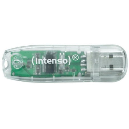 Pen drive 32gb intenso transparente [3502480]