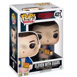 figurina funko pop stranger things undici figure con eggos multicolore