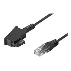 cavo di collegamento goobay tae-f k. adsl/vdsl 10m [51235]