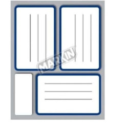 etichette markin cf10 rettangolare 83x53cm 10fogli/busta bianco/blu