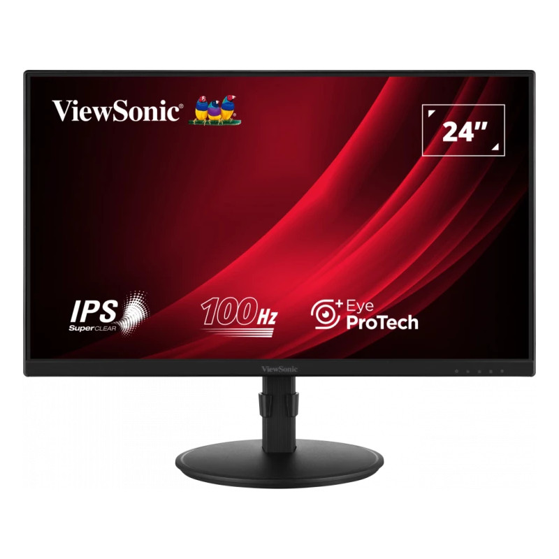 monitor led 24" viewsonic vg2408a full hd 1920x1080p 5ms classe