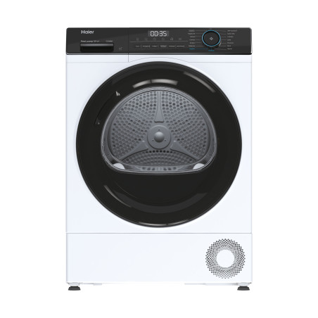 asciugatrice haier hd100-a2939e-it 10kg classe a++ nero/bianco