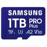 1tb scheda microsd pro samsung mb-md1t0sa/ww + adattatore blu