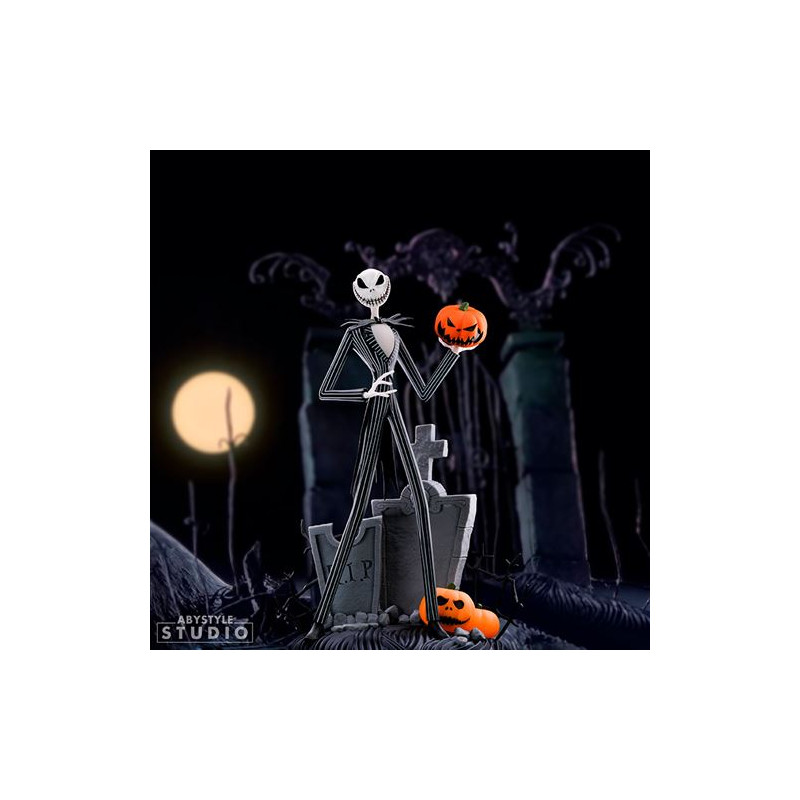 figure abystyle jack spaventoso sorridente due facce 20cm bianco/nero