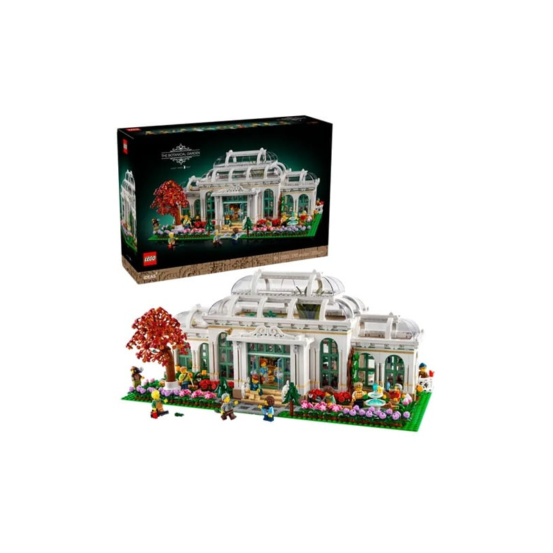 set di costruzioni lego ideas 21353 giardino botanico multicolore