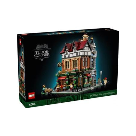 kit modello lego icons 10350 angolo tudor multicolore 3231pz [10350]