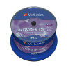 confezione dvd+r verbatim dl dual layer 8,5 gb 8x 50pcs [43758]