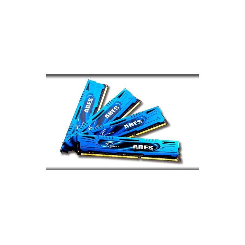 ram dimm ddr3 32gb g.skill pc19200 cl11 kit (4x8gb) 32gab ares [f3-2400c11q-32gab]