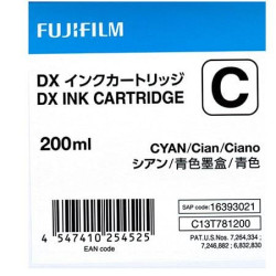 cartuccia fujifilm dx ink 200ml ciano [70100111582]
