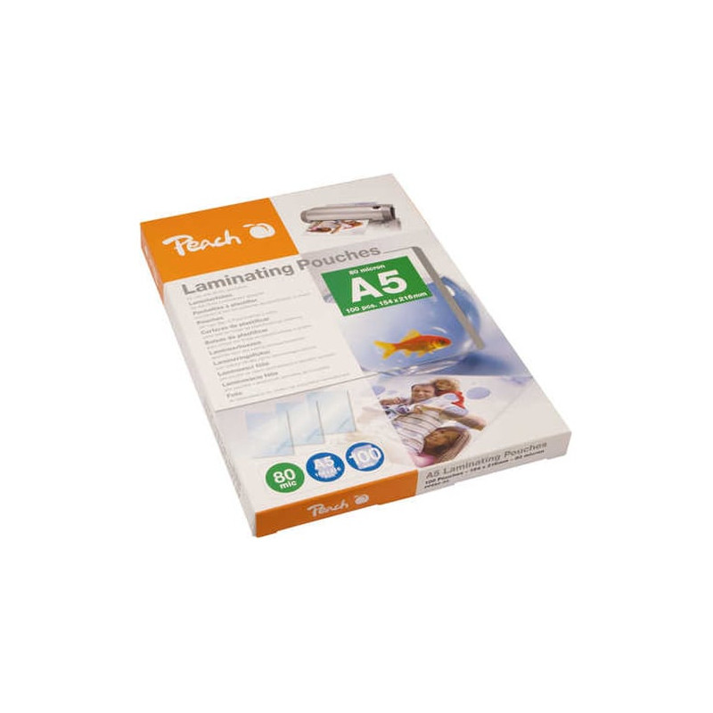pouches peach pp580-03 80mic din a5 100 pezzi [pp580-03]