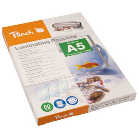 pouches peach pp580-03 80mic din a5 100 pezzi [pp580-03]